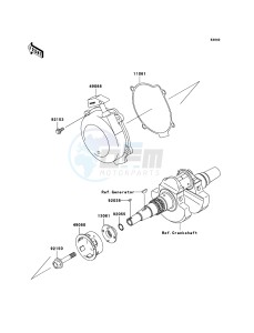 KVF650 4x4 KVF650D8F EU GB drawing Recoil Starter(-VF650AE640351)