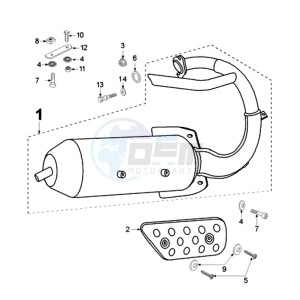 TKR MA BE drawing EXHAUST SYSTEM