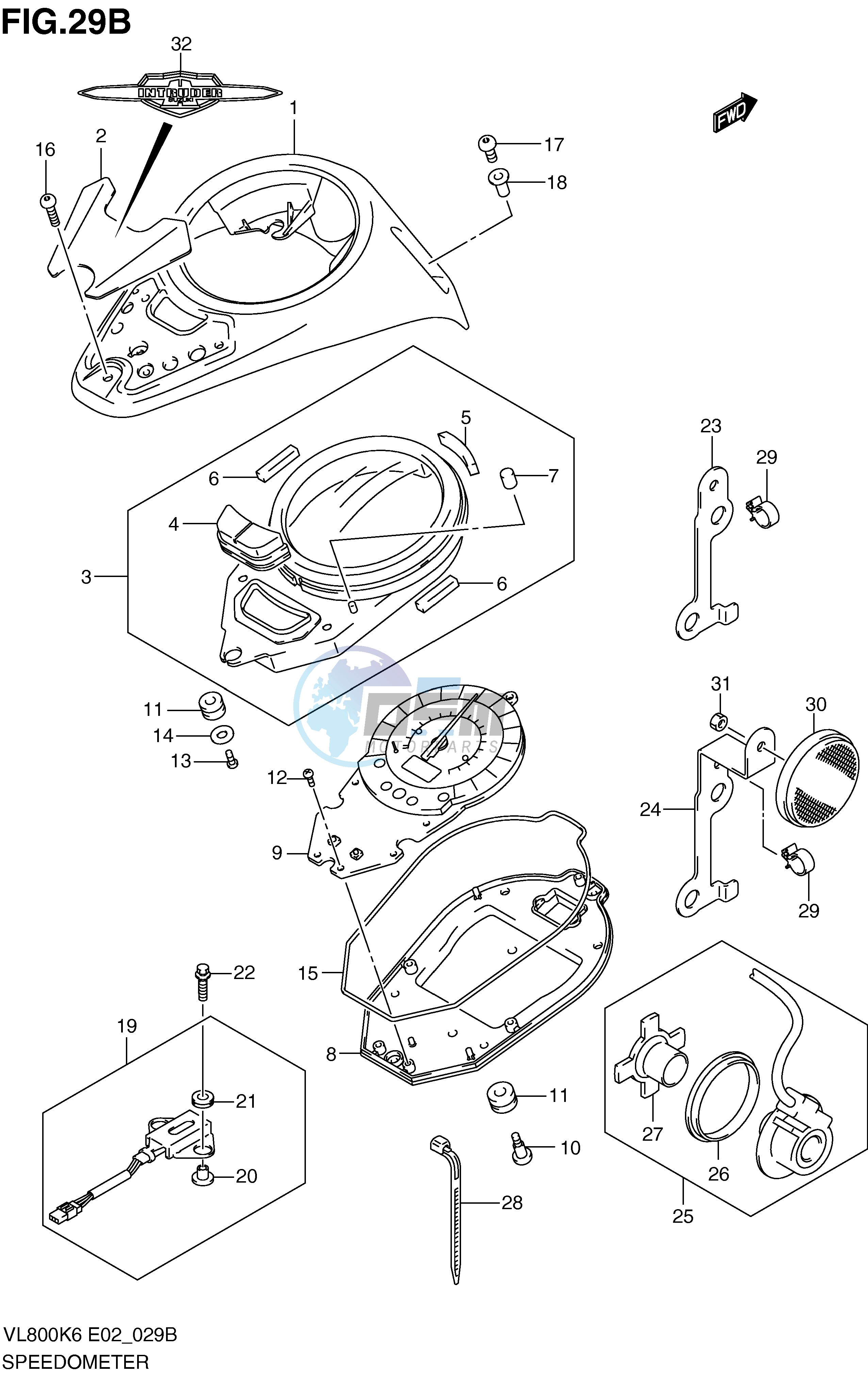 SPEEDOMETER (VL800CK7 CK8 CUEK8)