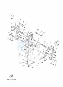 F20DETL drawing FRONT-FAIRING-BRACKET