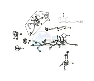 ALLO 50 25KMH (L8 L9) NL EURO4 drawing WIRE HARNESS