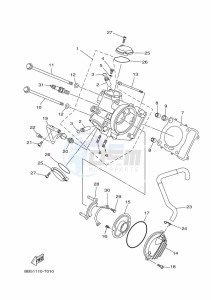 YFM450FWB KODIAK 450 (BJ5T) drawing CYLINDER HEAD