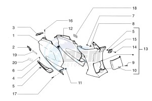 Sfera 125cc drawing Fairing