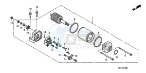 CBR1000RR9 France - (F / CMF MME REP) drawing STARTING MOTOR