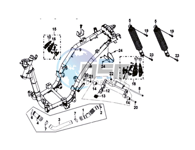 FRAME / ENGINE MOUNT