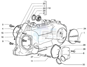 Beverly 200 drawing Crankcase Cooling