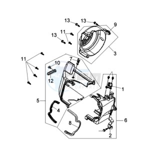 VS125S drawing FLYWHEEL COVER