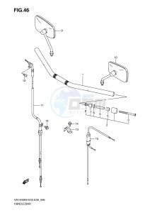 VS1400 (E3-E28) INTRUDER drawing HANDLEBAR