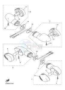 XJ6FA 600 DIVERSION F (ABS) (1DG7 1DG8) drawing FLASHER LIGHT