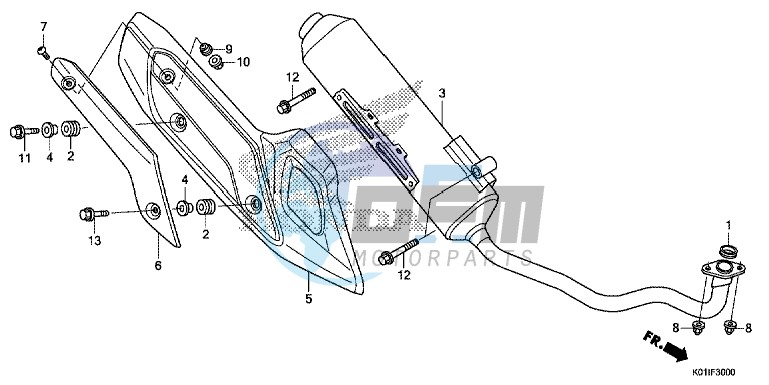 EXHAUST MUFFLER