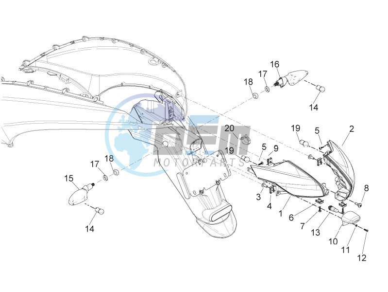 Tail light - Turn signal lamps