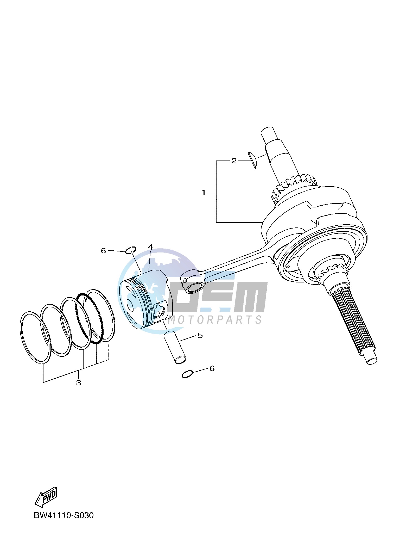 CRANKSHAFT & PISTON