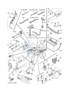 YFM450FWA YFM45FGB GRIZZLY 450 IRS AUSTRIA drawing ELECTRICAL 1