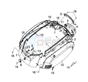 TONIK 50 drawing MOTOR COWLING L / R / TAIL LIGHT