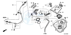 NSC110MPDE NSC110MPDE UK - (E) drawing FUEL TANK