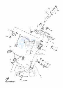 XV250 XV250M (BJP3) drawing STEERING