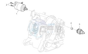 Atlantic 125-200-250 drawing Starter motor I