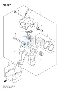 GSX1300R (E2) Hayabusa drawing REAR CALIPER