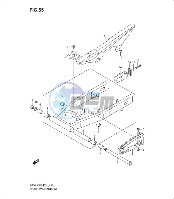 REAR SWINGINGARM