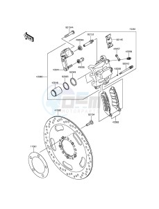 VULCAN S ABS EN650BGFA XX (EU ME A(FRICA) drawing Front Brake