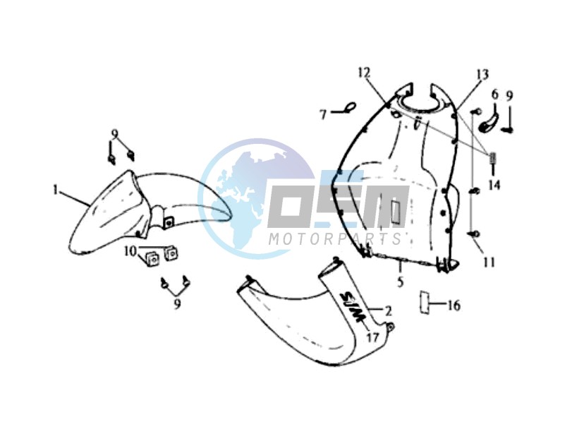 FR PLATE / FRONT FENDER