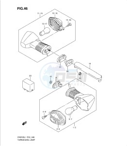 SV650/S drawing TURNSIGNAL LAMP