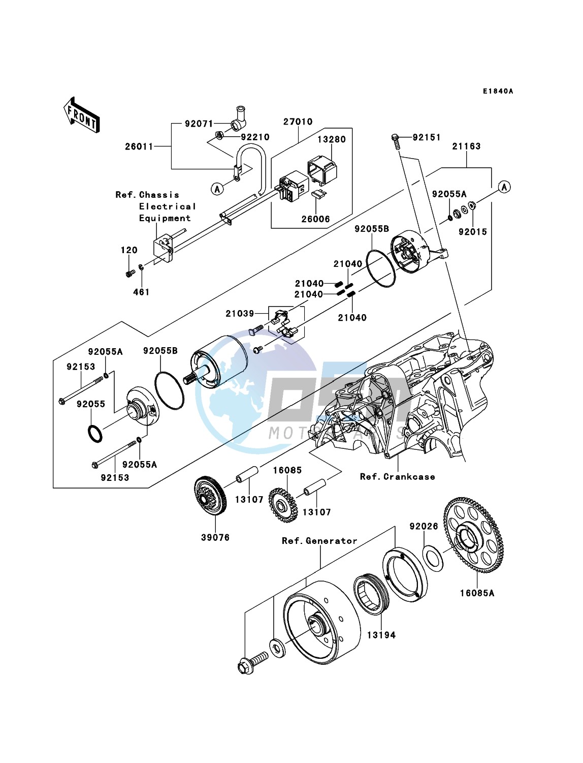 Starter Motor(ER650AE046805-)