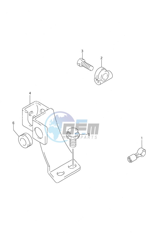 Remocon Cable Holder w/Remote Control