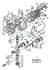 55B drawing CYLINDER--CRANKCASE