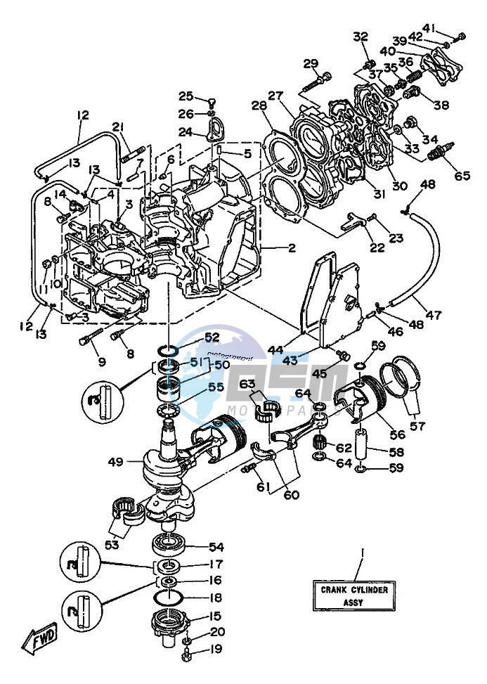 CYLINDER--CRANKCASE