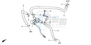 CBR600F drawing AIR INJECTION CONTROL VALVE