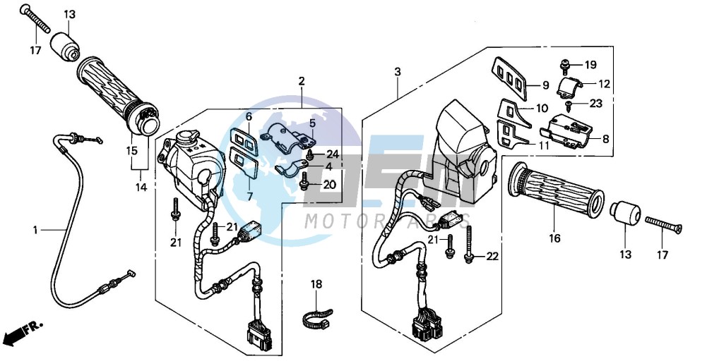 HANDLE SWITCH (GL1800A1/A2/A3)