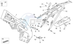 SXV 450 SXV 450-550 STREET LEGAL drawing Frame