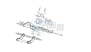 GP1 - 125 CC VTHPS1A1A EU2 drawing BRACKET ENGINE MOUNT