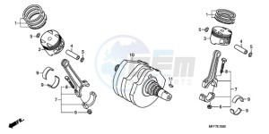 XL700VA9 Europe Direct - (ED / ABS SPC) drawing CRANKSHAFT/PISTON