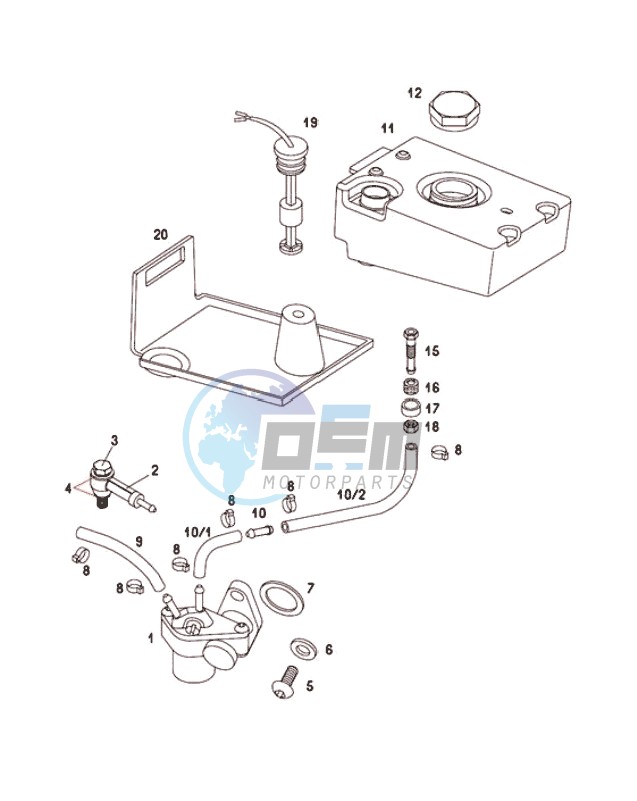 Oil pump-oil tank