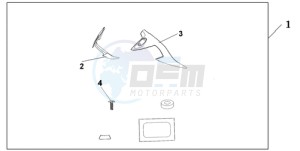 NT700VA UK - (E / MKH) drawing KNUCKLE DEFLECTOR SET