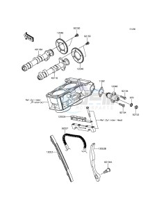 NINJA 300 EX300AEFA XX (EU ME A(FRICA) drawing Camshaft(s)/Tensioner