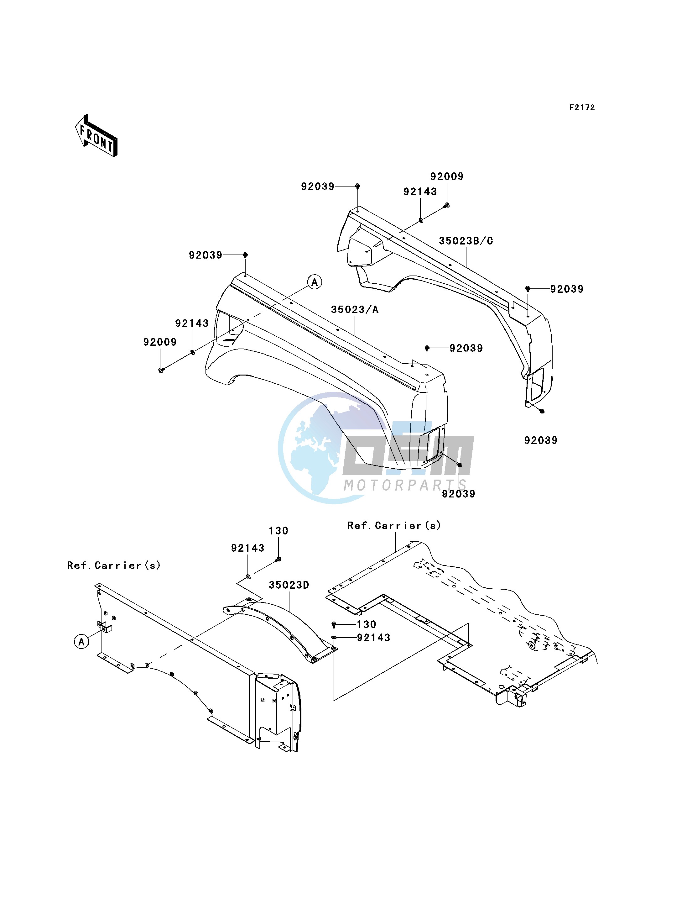 REAR FENDER-- S- -