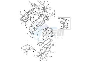 FZS FAZER 600 drawing FENDER