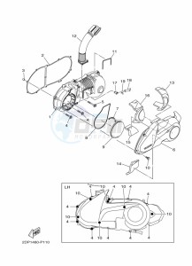 GPD150-A NMAX 150 (BV49) drawing WINDSHIELD