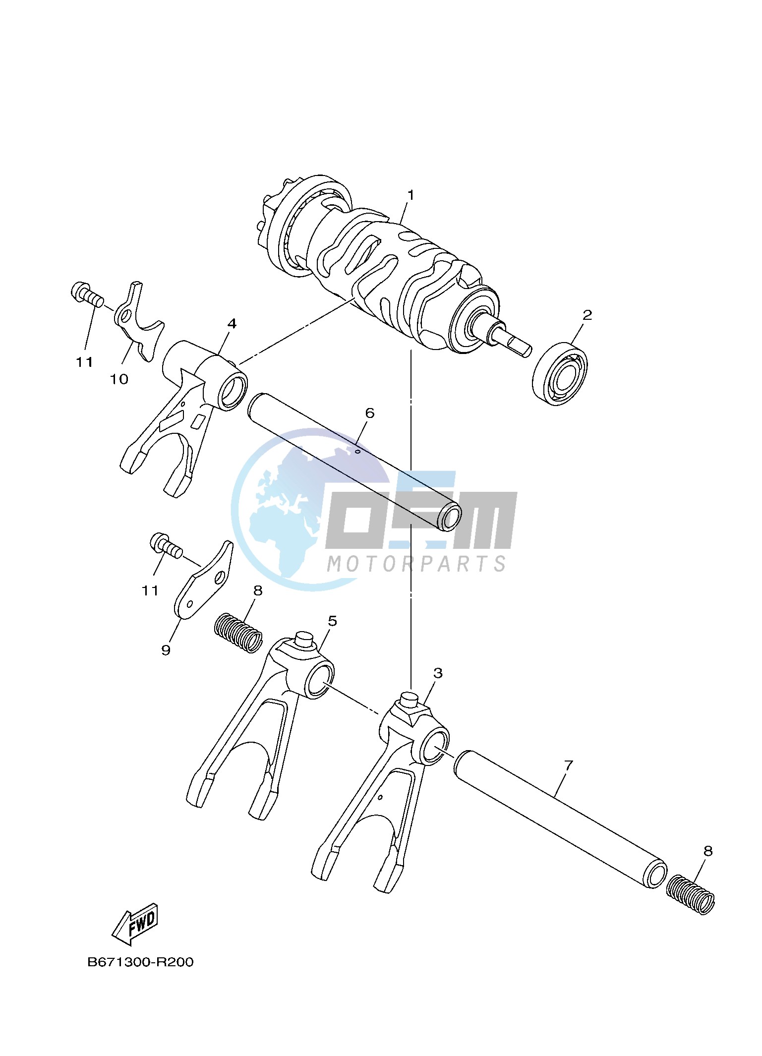 SHIFT CAM & FORK