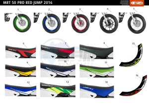 MRT-50-PRO-RED-JUMP drawing ACCESSOIRIES - WHEELS-SEATS