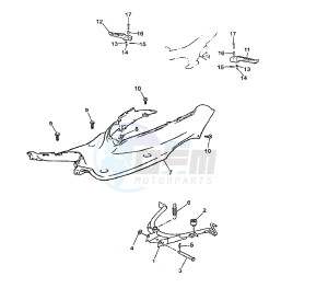 CS JOG R 50 drawing FOOTREST AND STAND