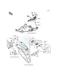 ER-6N ER650EFF XX (EU ME A(FRICA) drawing Taillight(s)