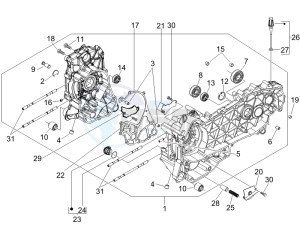 Carnaby 125 4t e3 drawing Crankcase