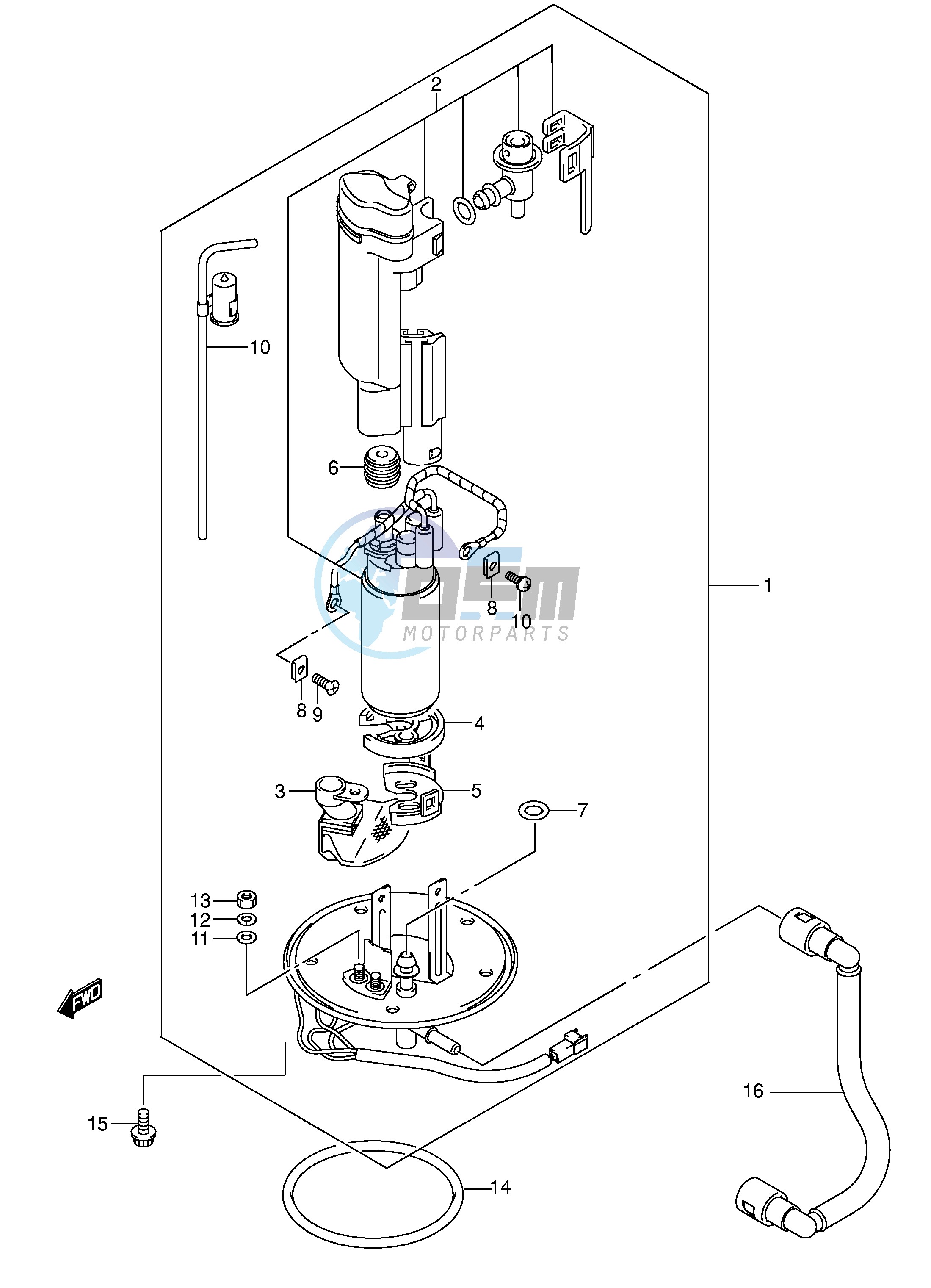 FUEL PUMP (MODEL K3)