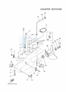 FL250AETU drawing PROPELLER-HOUSING-AND-TRANSMISSION-4