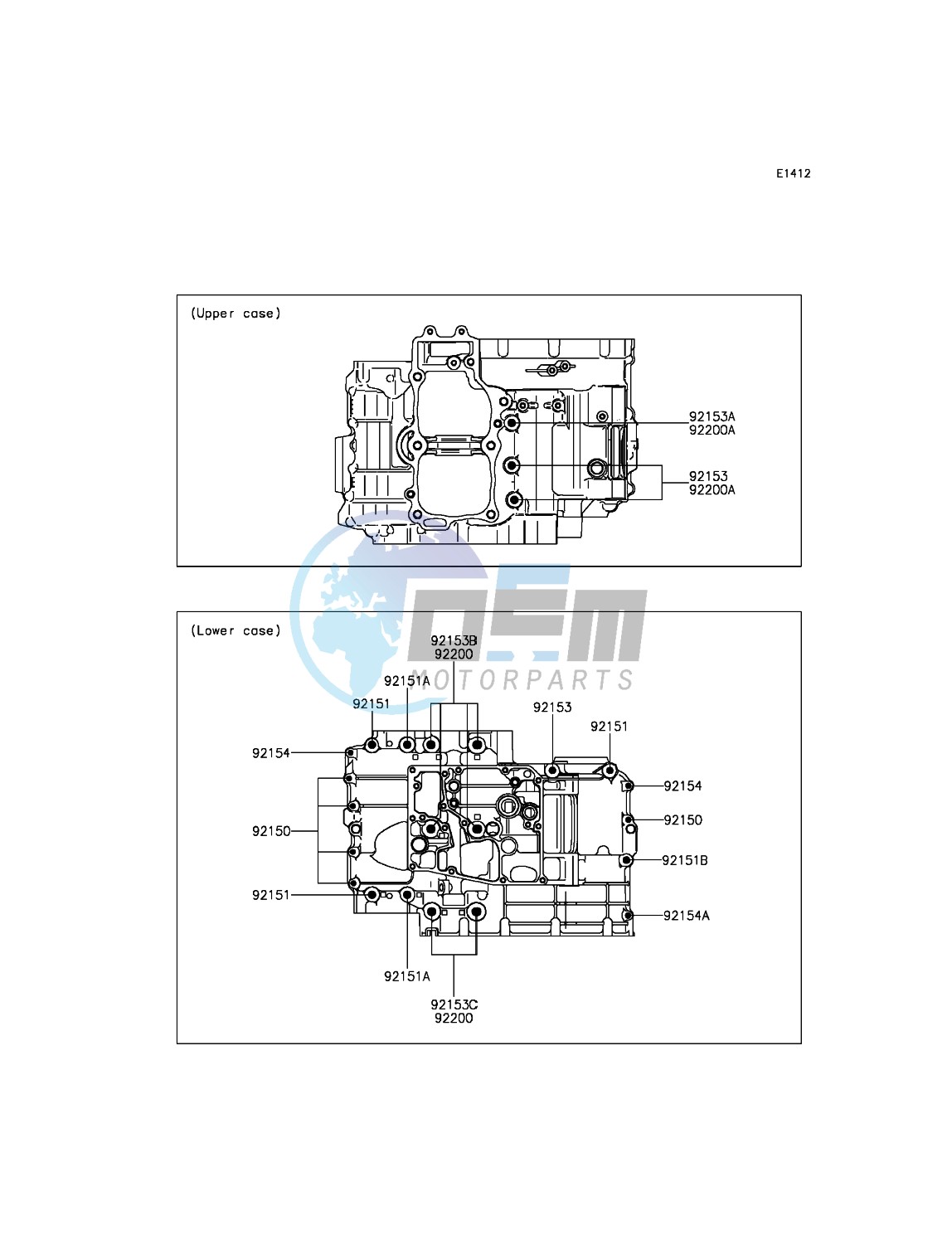 Crankcase Bolt Pattern