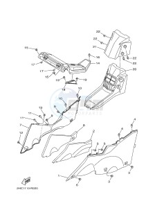 YXZ1000E YXZ10YPXG YXZ1000R EPS (2HC4) drawing SIDE COVER 2